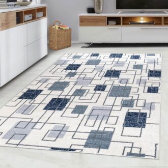 Aspire Geometric Blue Rug