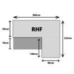 August Corner Sofabed - Grey - Image 8