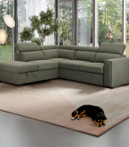 August Sofabed - Green LHF