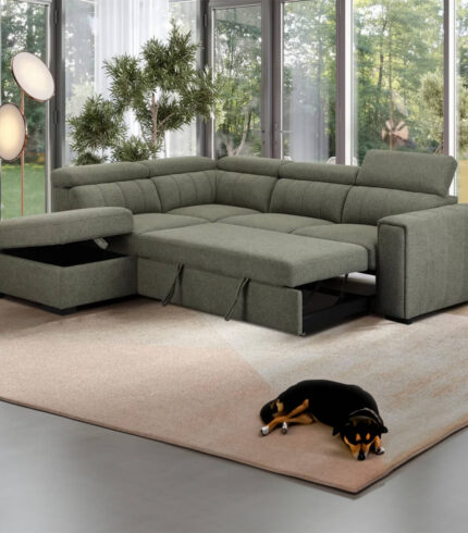 August Sofabed - Green LHF
