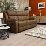 Gilmore 3 Seater Sofa - Brown