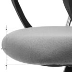Song High Back Office Chair - Grey - Image 6