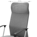 Song High Back Office Chair - Grey