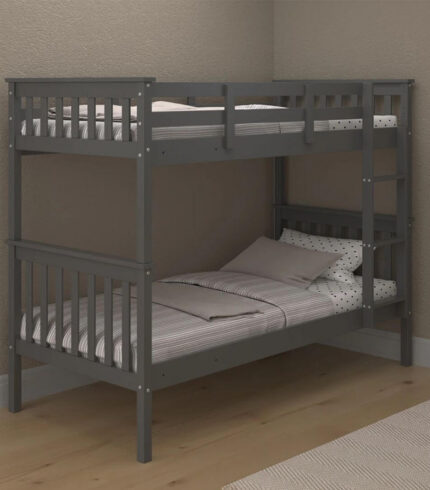 Rose Single Bunkbed - Grey