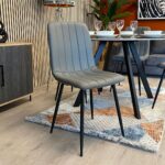 Saldini 1+4 dining set - grey