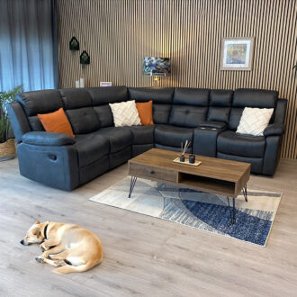 Gilmore Dark Grey Corner Sofa