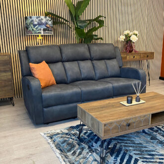 Hillsdale Grey 3 Seater