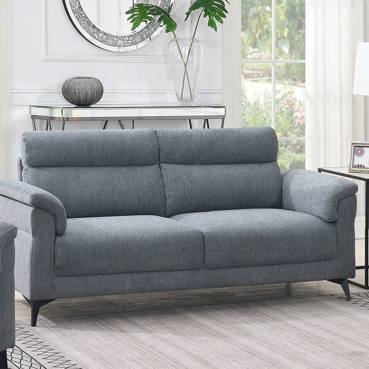 roxy grey 3 seater