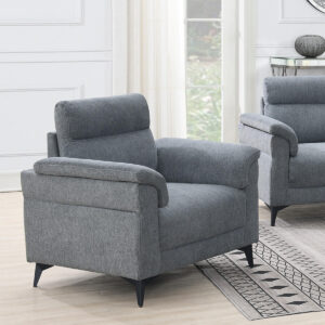 roxy grey armchair