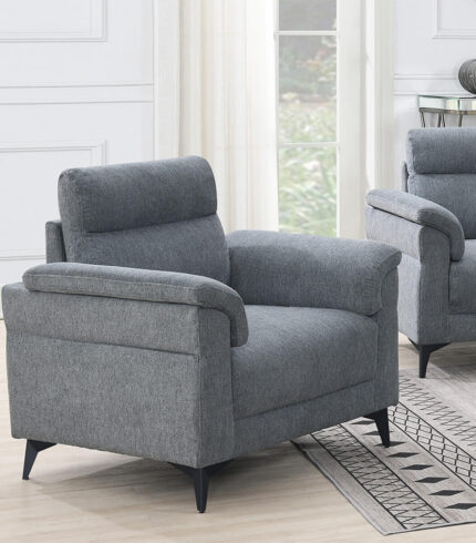roxy grey armchair