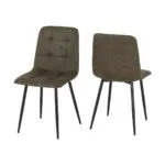 Fenton Olive Green Dining Chairs