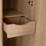 Tessa 3 Door Mirrored Wardrobe