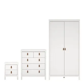 Barcelona Bedroom Package Two in White