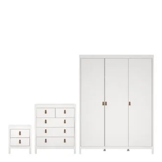 Barcelona Bedroom Package One in White