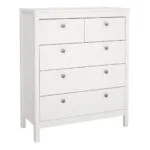 Barcelona Chest 3+2 Drawers in White