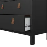 Barcelona Chest 3+2 Drawers in Matt Black
