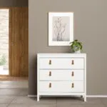 Barcelona Chest 3 Drawers in White