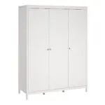 Barcelona Wardrobe with 3 Doors in White