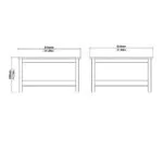 Barcelona Coffee Table in White