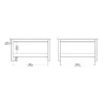 Barcelona Coffee Table in Matt Black