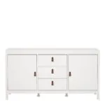 Barcelona Sideboard 2 Doors 3 Drawers in White