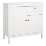 Barcelona Sideboard 2 Doors 1 Drawer in White