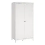 Barcelona Wardrobe with 2 Doors in White