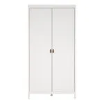 Barcelona Wardrobe with 2 Doors in White
