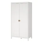 Barcelona Wardrobe with 2 Doors in White