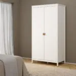 Barcelona Wardrobe with 2 Doors in White