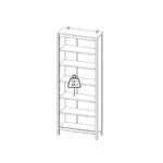 Barcelona Bookcase in Black