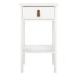 Barcelona Bedside Table with 1 Drawer in W