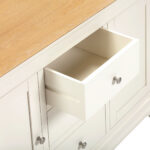 BORDEAUX 2 DOOR 3 DRAWER SIDEBOARD - IVORY OAK 400-405-053 06
