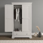 BORDEAUX 2 DOOR WARDROBE - IVORY 100-101-233 PR