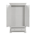 BORDEAUX 2 DOOR WARDROBE - PEBBLE GREY 100-101-232