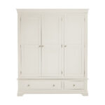 BORDEAUX 3 DOOR WARDROBE - IVORY 100-101-235