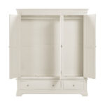 BORDEAUX 3 DOOR WARDROBE - IVORY 100-101-235