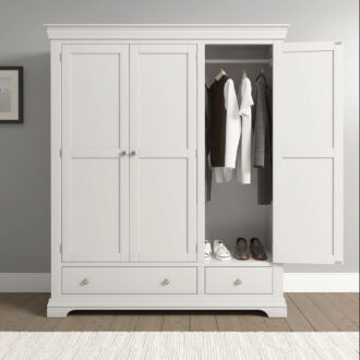 BORDEAUX 3 DOOR WARDROBE - IVORY 100-101-235 PR