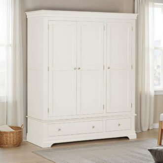 BORDEAUX 3 DOOR WARDROBE - IVORY 100-101-235 PR