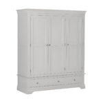 BORDEAUX 3 DOOR WARDROBE - PEBBLE GREY 100-101-234