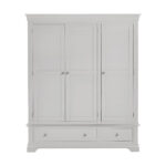 BORDEAUX 3 DOOR WARDROBE - PEBBLE GREY 100-101-234