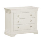 BORDEAUX 3 DRAWER CHEST - IVORY 100-102-227