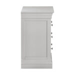BORDEAUX 3 DRAWER CHEST - PEBBLE GREY 100-102-226