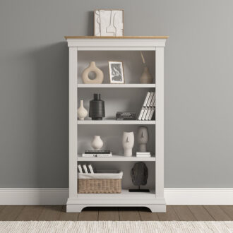 BORDEAUX BOOKCASE - IVORY OAK 300-306-056