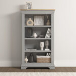 BORDEAUX BOOKCASE - PEBBLE GREY OAK 300-306-055
