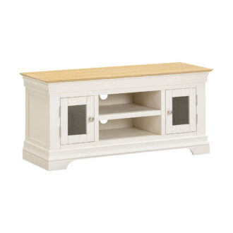 BORDEAUX SMALL TV STAND - IVORY OAK 300-305-064