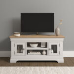 BORDEAUX SMALL TV STAND - IVORY OAK 300-305-064