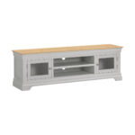 BORDEAUX TV STAND - PEBBLE GREY OAK 300-305-061