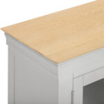 BORDEAUX TV STAND - PEBBLE GREY OAK 300-305-061