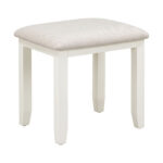 Bordeaux Dressing Table Stool Ivory